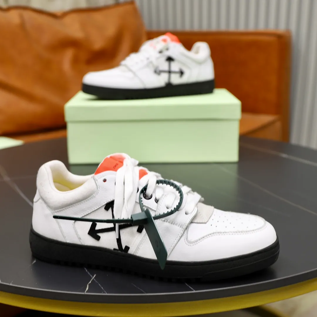Men's shoes: 462💰💶【off-white】👫 Original one-to-one replica, high-end quality🥳The latest model has not been listed on the official website yet, the top version. Fabric: Imported original leather splicing Lining: Imported breathable mesh Outsole: Original rubber soft, light and wear-resistant Outsole Male 38-44 (customized for 45 and 46)